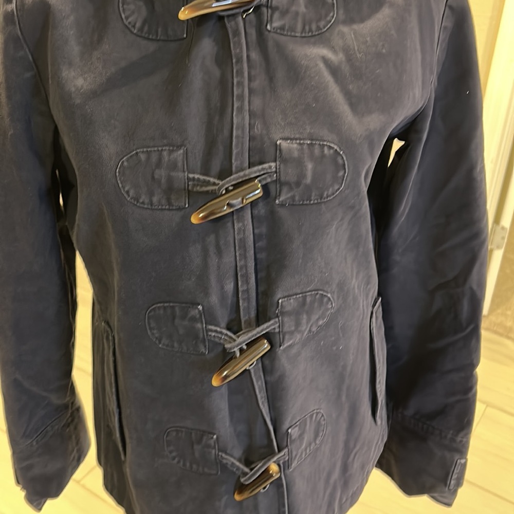 Banana Republic navy toggle closure coat - Picture 3 of 7
